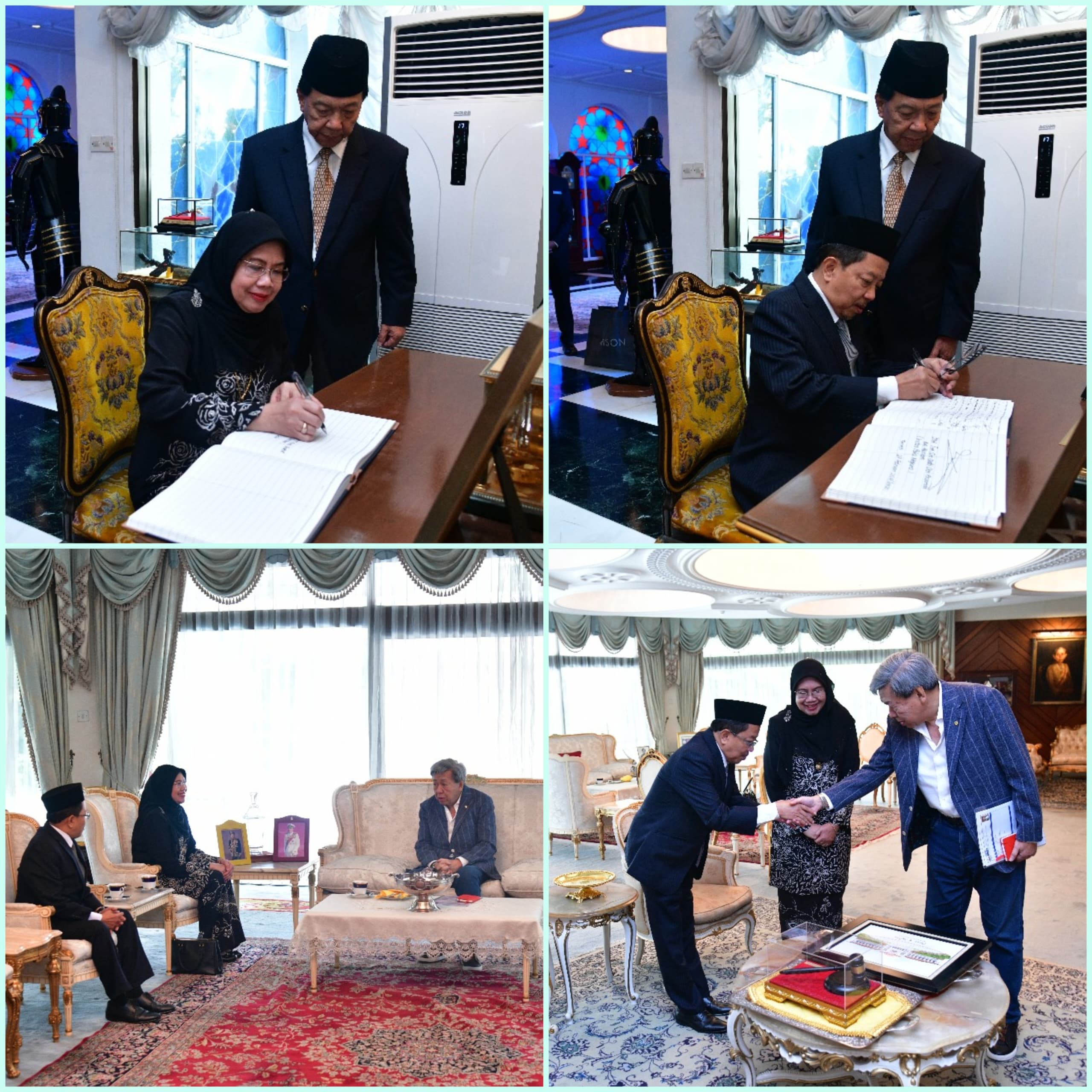 KUNJUNGAN HORMAT MENGHADAP KEBAWAH DYMM SULTAN SELANGOR